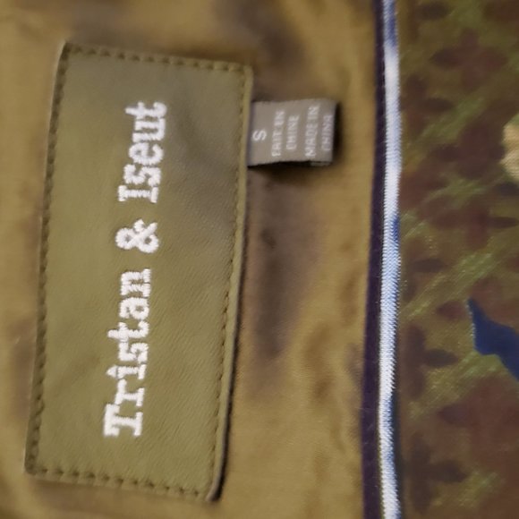 Tristan Green Leather Blazer size small - Picture 5 of 7